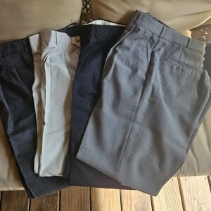 4 MEN'S DRESS PANTS
